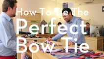 How to Tie the Perfect Bow Tie | Lessons from a Men's Shop