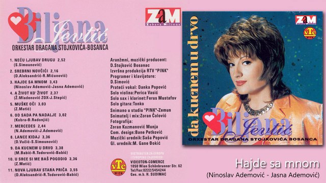 Biljana Jevtic - Hajde sa mnom (1997)