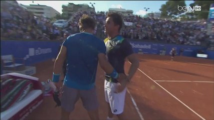 Rafael Nadal and Nicolas Almagro, not the best friends ! (Barcelona Open 2014)