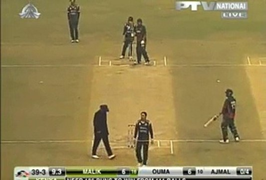 Saeed Ajmal With New Bowling Action - Pakistan vs Kenya Highlights of 3rd Match