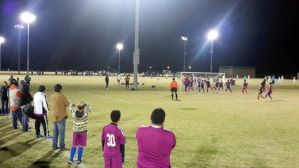 Gigi is in blue jersey, white socks and using silver glasses. BRASA Tournament. 20141124_Brownsville_TX_US_BrownsvilleSportsPark