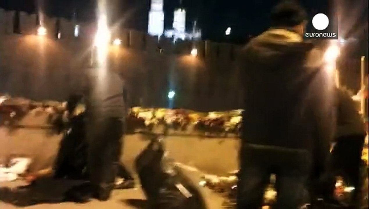 Desmantelan en Moscú el lugar donde se rendía homenaje al opositor Nemtsov