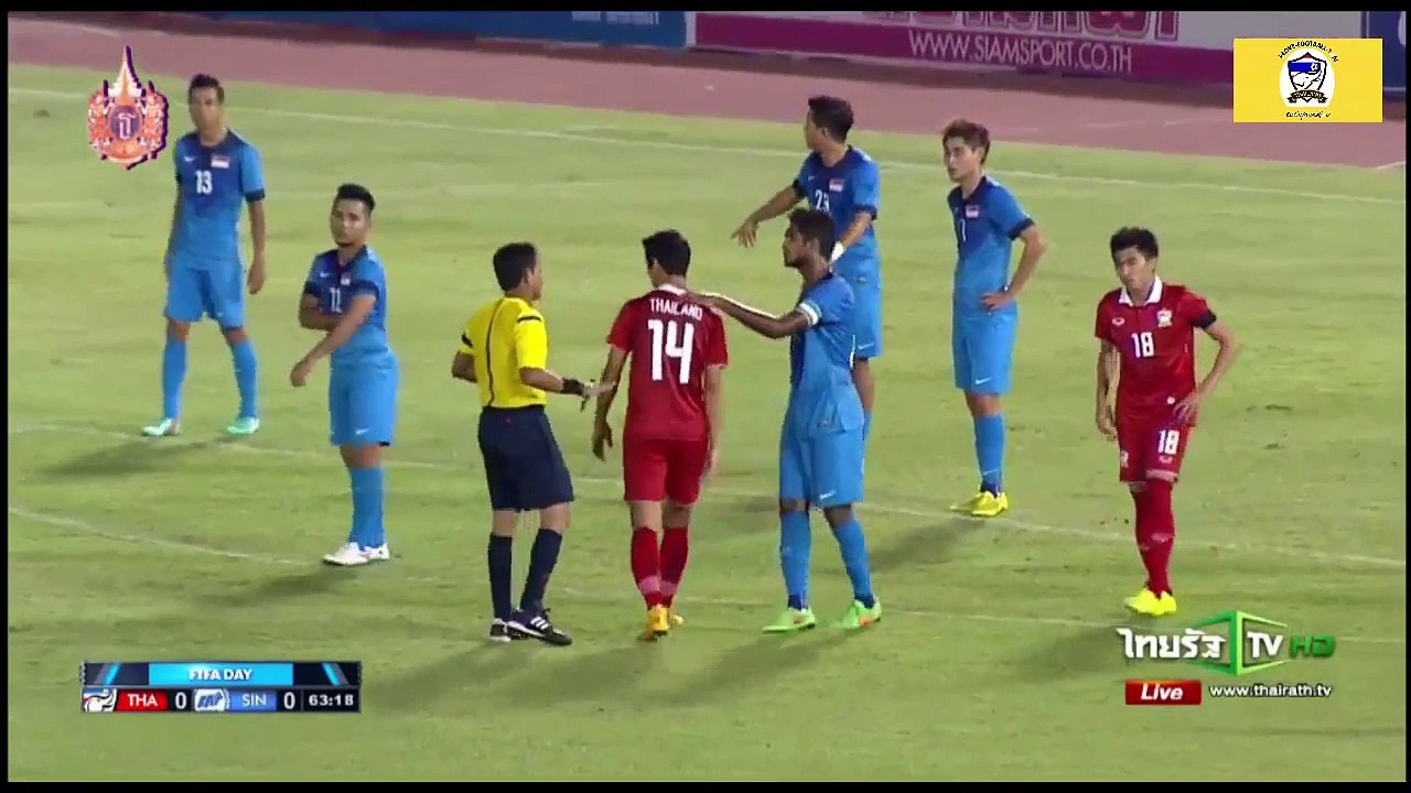 Thailand 2-0 Singapore | 2015 Friendly