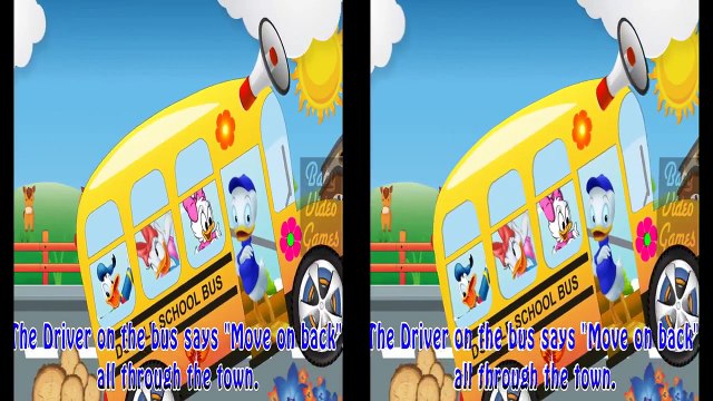 Wheels on the bus Mickey Mouse Nursery Rhymes for Children | Wheels on the Bus Songs