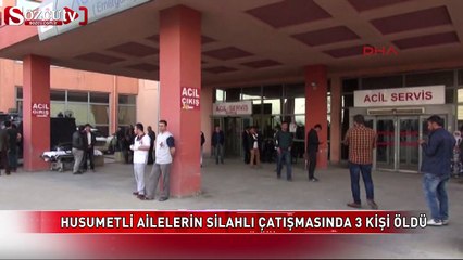 Şırnak'ta husumetli aileler çatıştı: 3 ölü