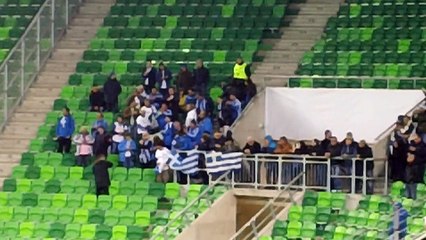 Οι Έλληνες φίλαθλοι στην "Groupama Arena" (3)