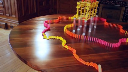 Tilting domino record