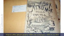 NAPOLI,    ALBUM GUERRA 1866 EDZ. SONZOGNO 1869 EURO 600