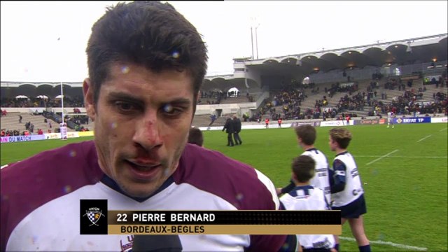 TOP14 - Bordeaux-La Rochelle: Interview Pierre Bernard (BOR) - J21 - Saison 2014/2015