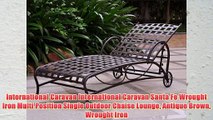 International Caravan International Caravan Santa Fe Wrought Iron Multi Position Single Outdoor