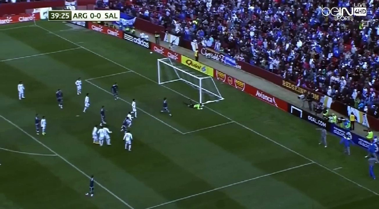Angel Di Maria Great Free Kick vs Salvador (Amistoso 2015) HD