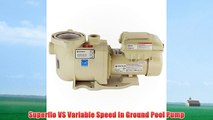 Superflo VS Variable Speed In Ground Pool Pump