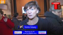 Télévision-Bordeaux-33 Michèle Delaunay  du ps  viens soutenire Jacques respaud Emmanuelle Ajon  contre la droite ump.
