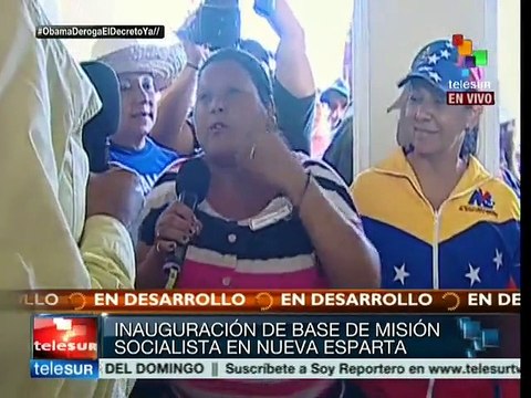 Nicolás Maduro inaugura Base de Misión Socialistas en Nueva Esparta