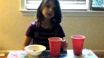 Little girl eats Disgusting fake jelly bean priceless reaction