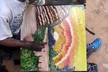 can you make painting like this incredible.