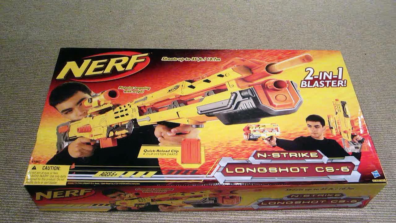 Nerf Longshot Review and Unboxing