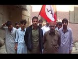 Mehar police ke khelaf  jsqm  ka muzahro