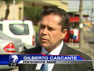 ANDE anuncia un paro de labores para la segunda semana de febrero