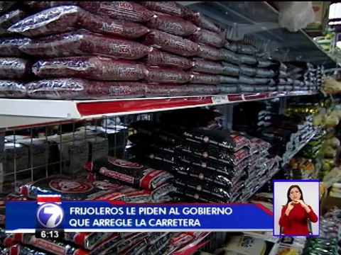Frijoleros piden al Gobierno reparar ruta que utilizan para sacar su cosecha