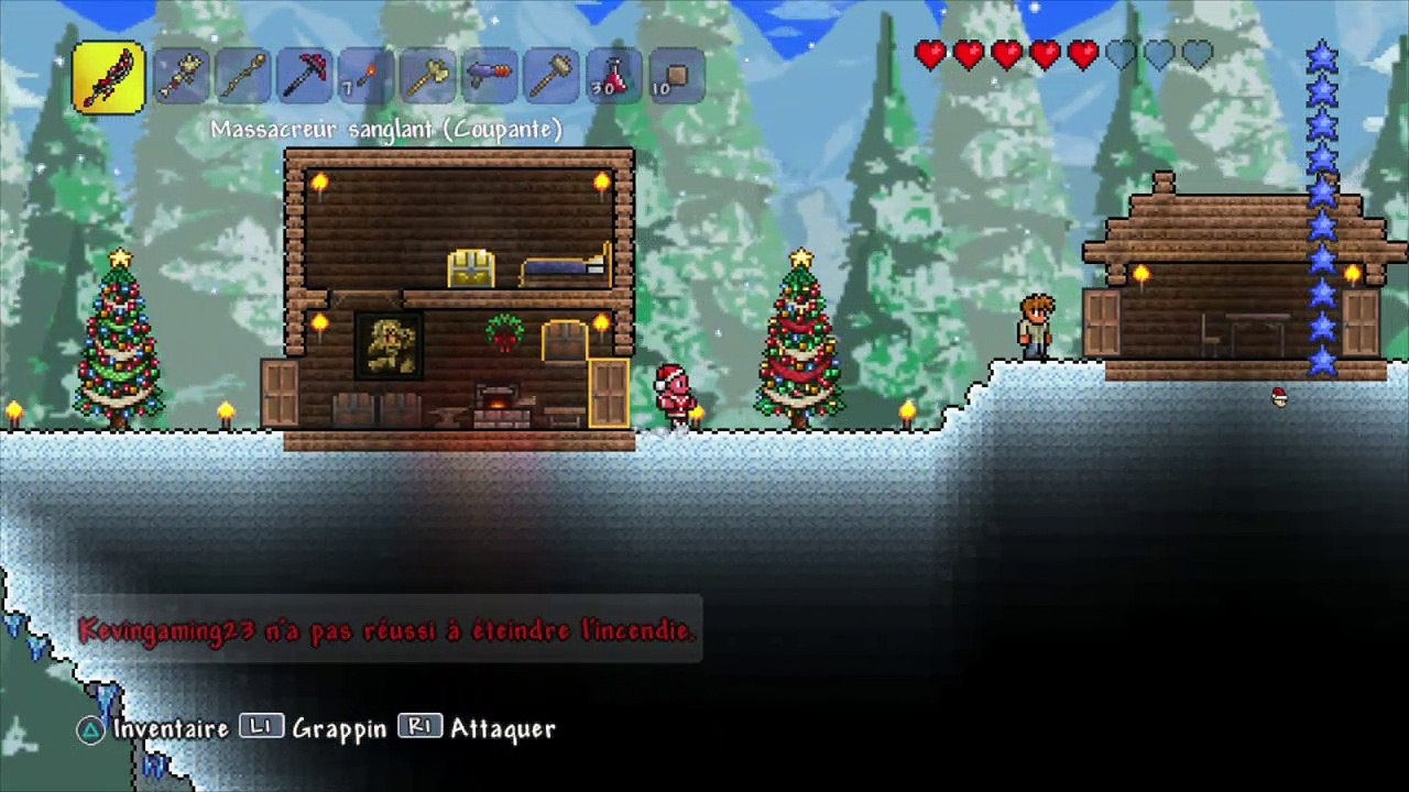 Let's play | Terraria [PS3] | Episode 5: l'oeil de Cthulhu vaincu .
