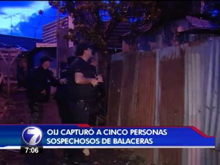 OIJ detiene a presuntos protagonistas de balaceras en La Carpio