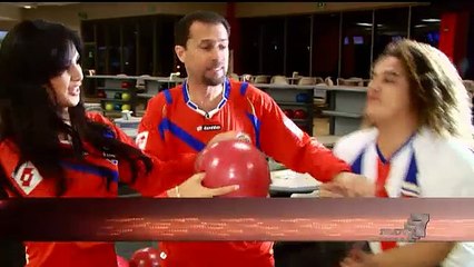 Presentador y Miss Costa Rica 2014 compitieron para celebrar el Día del padre