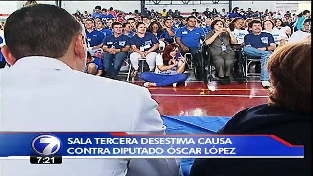 Dos exámenes forenses determinan ceguera total del diputado Óscar López