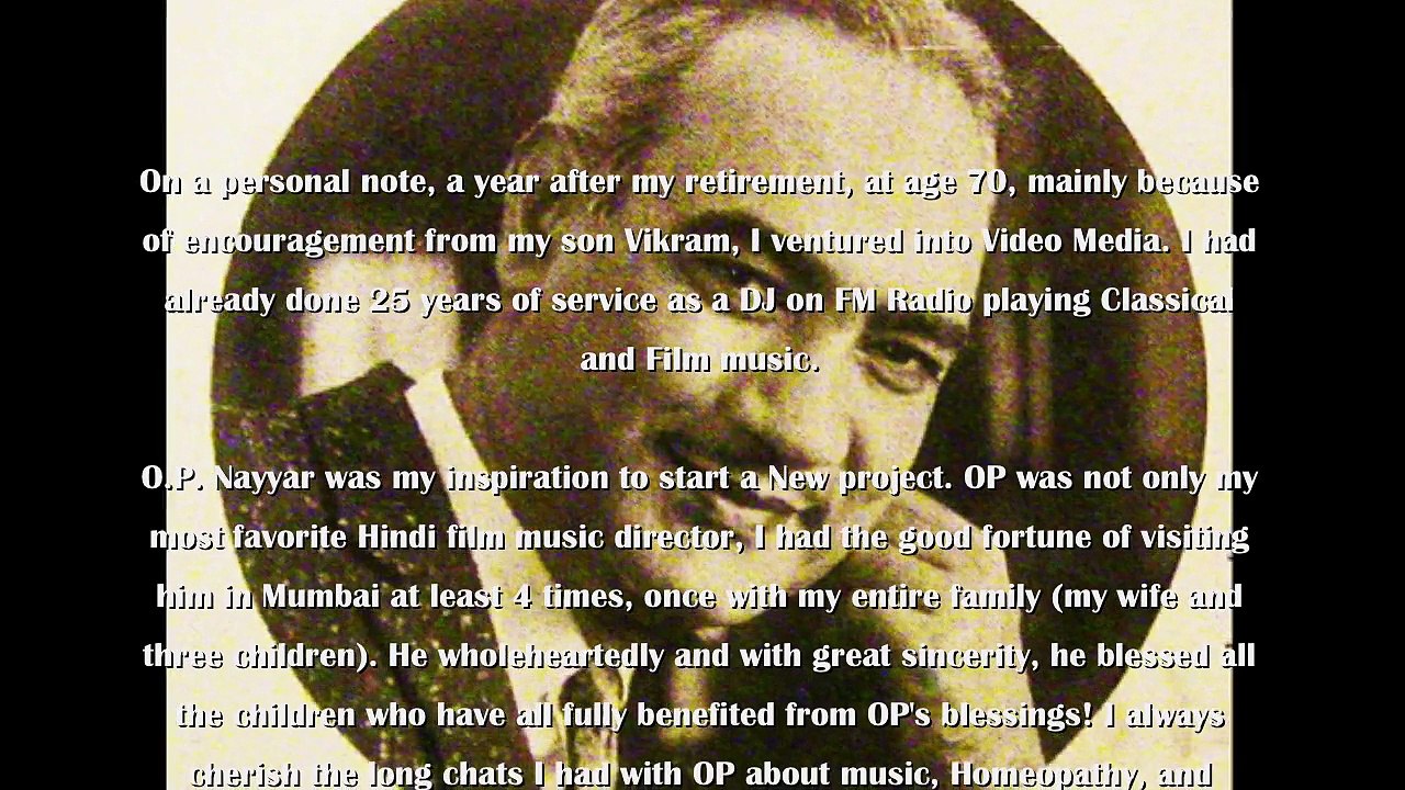 DR. NAG RAO PRESENTS O.P. NAYYAR'S AUDIO FILES: SABSE BADA RUPAIYA: "DUNIYA DAULATWALONKI HAI"