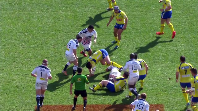 TOP14 - Stade Français-Clermont: Essai Jonathan Danty (PAR) - J21 - Saison 2014/2015