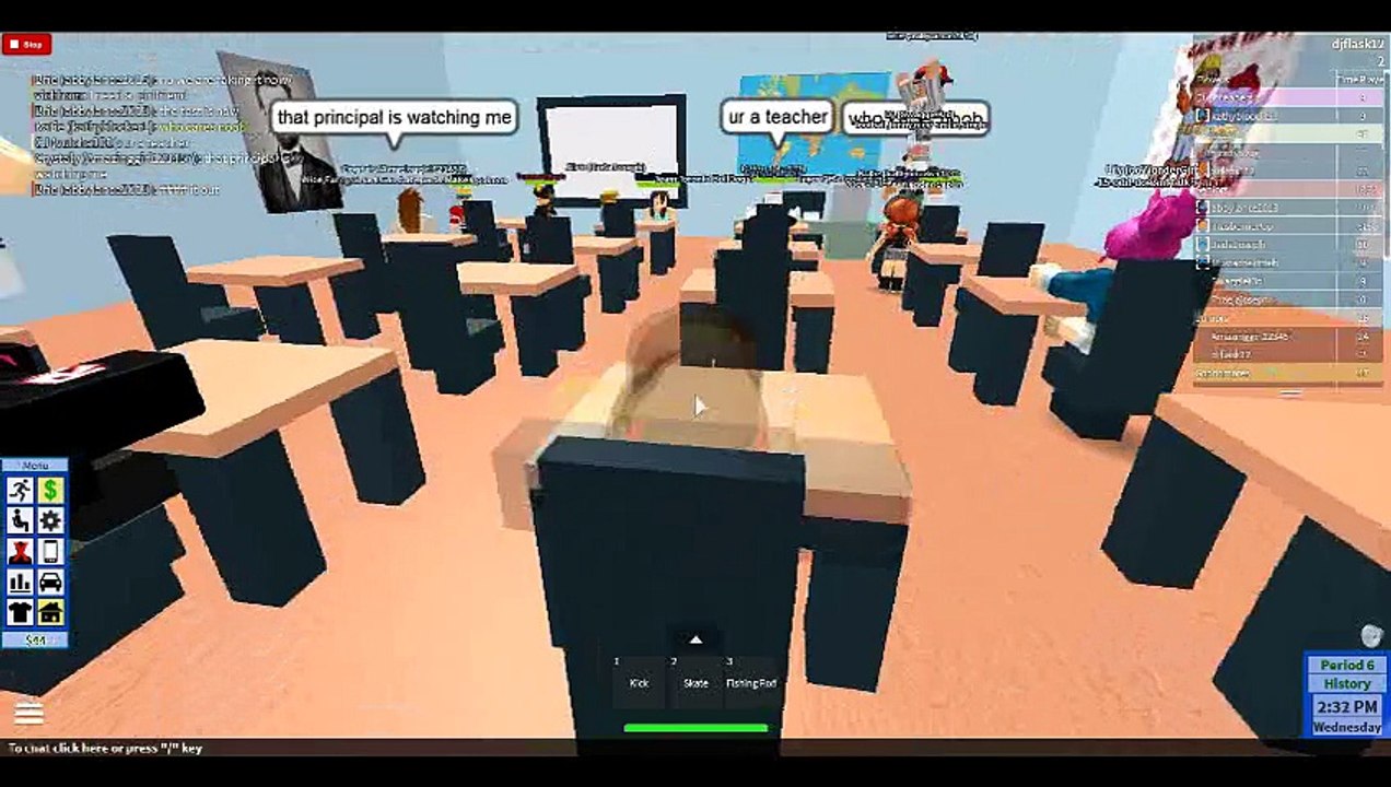 going to middle or high school on roblox :O