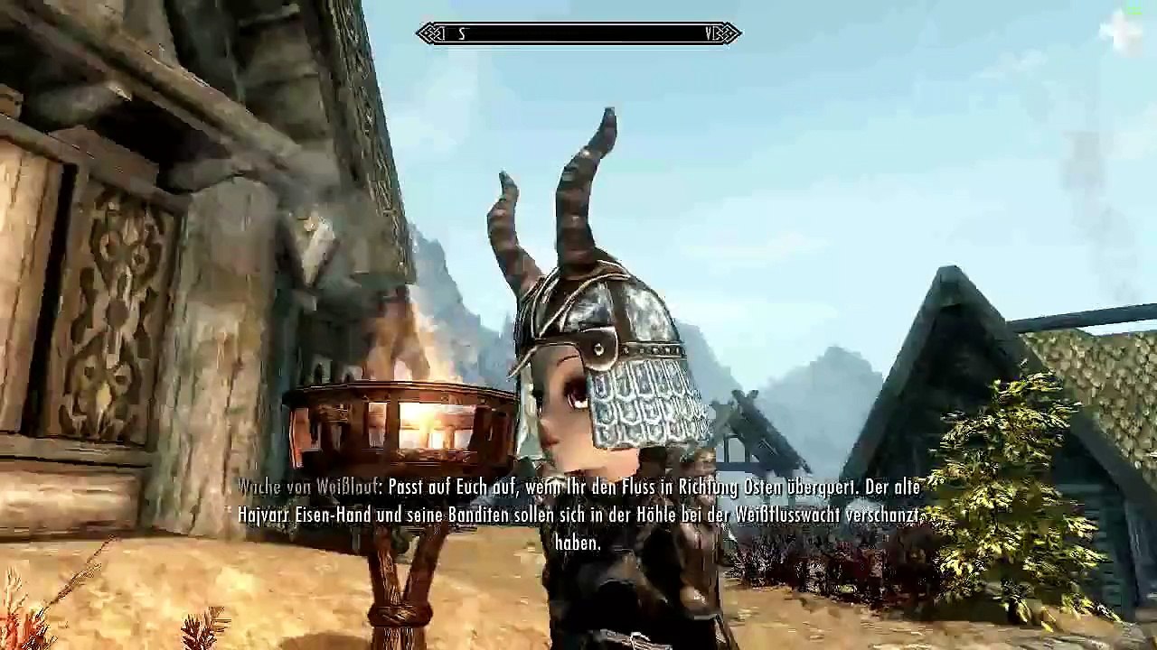 TESV Skyrim Tia Eryniel und Elin Bernstein Stadt Weisslauf Die Gefaehrten 2015-03-29 00-58-19-37