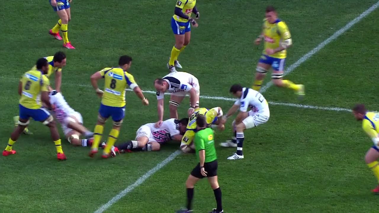 TOP14 - Stade Français - Clermont: Essai Julien Arias (PAR) - J21 - Saison 2014/2015