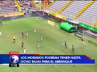 Saprissa tendrá ocho bajas para iniciar la defensa del bicampeonato