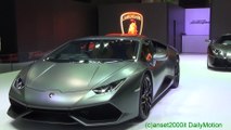 Lamborghini Supercars at the Bangkok Motor Show 2015. Huracan and Aventador