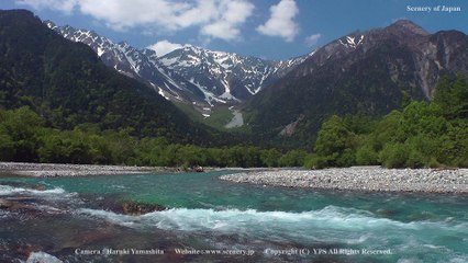【穂高白百合荘】周辺穂高岳、山、自然