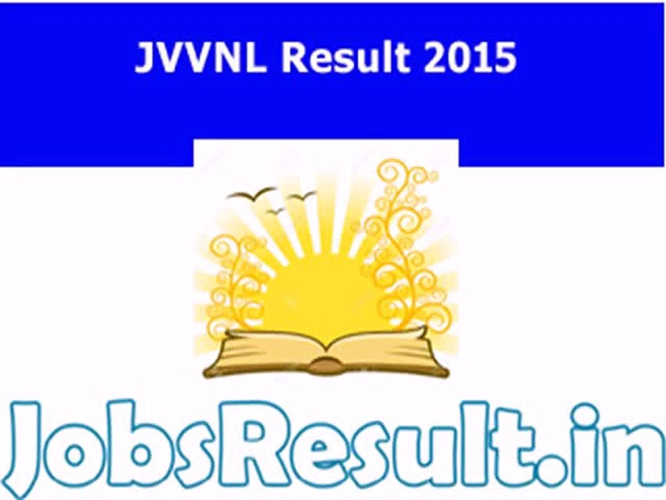 JVVNL Result 2015 Download Technical Helper Result 2015