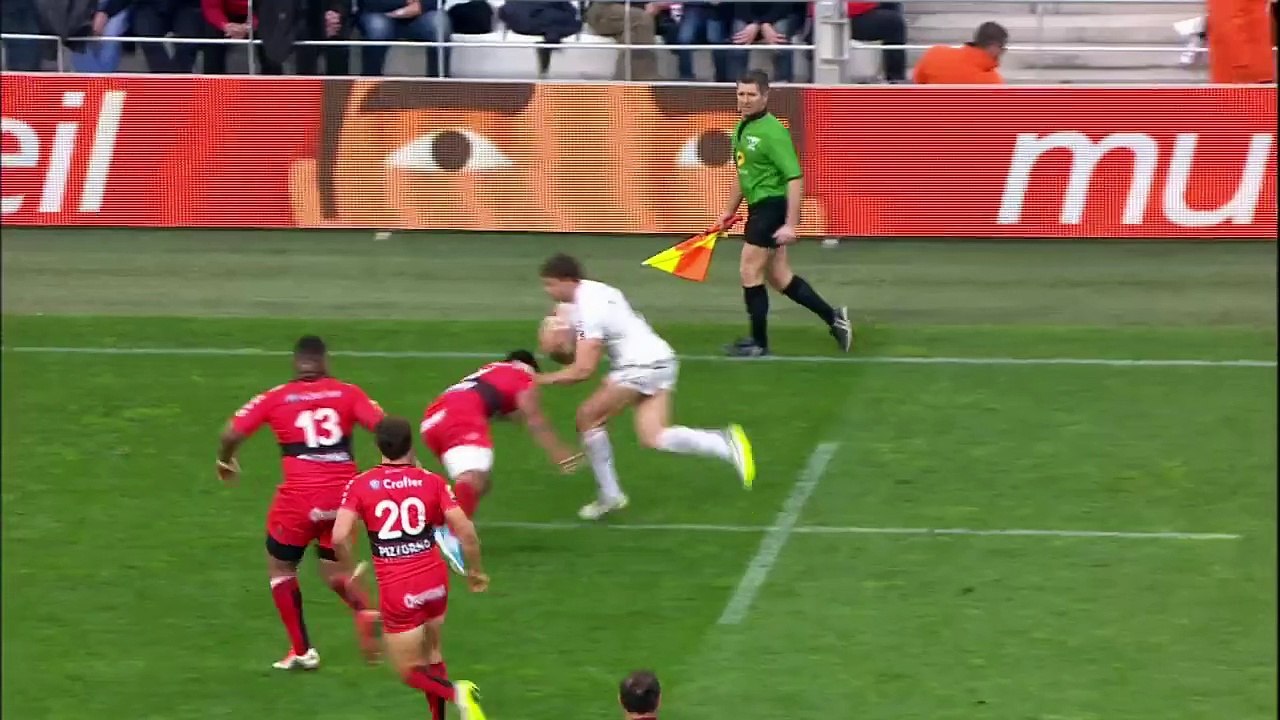 TOP14 - Toulon - Toulouse: Essai Jano Vermaak (TLS) - J21 - Saison  2014/2015