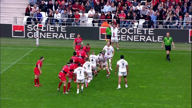TOP14 - Toulon - Toulouse: Essai 1 Maxime Medard (TLS) - J21 - Saison 2014/2015