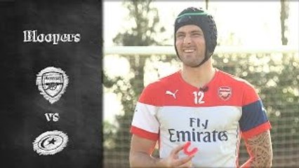 Arsenal v Saracens The bloopers reel