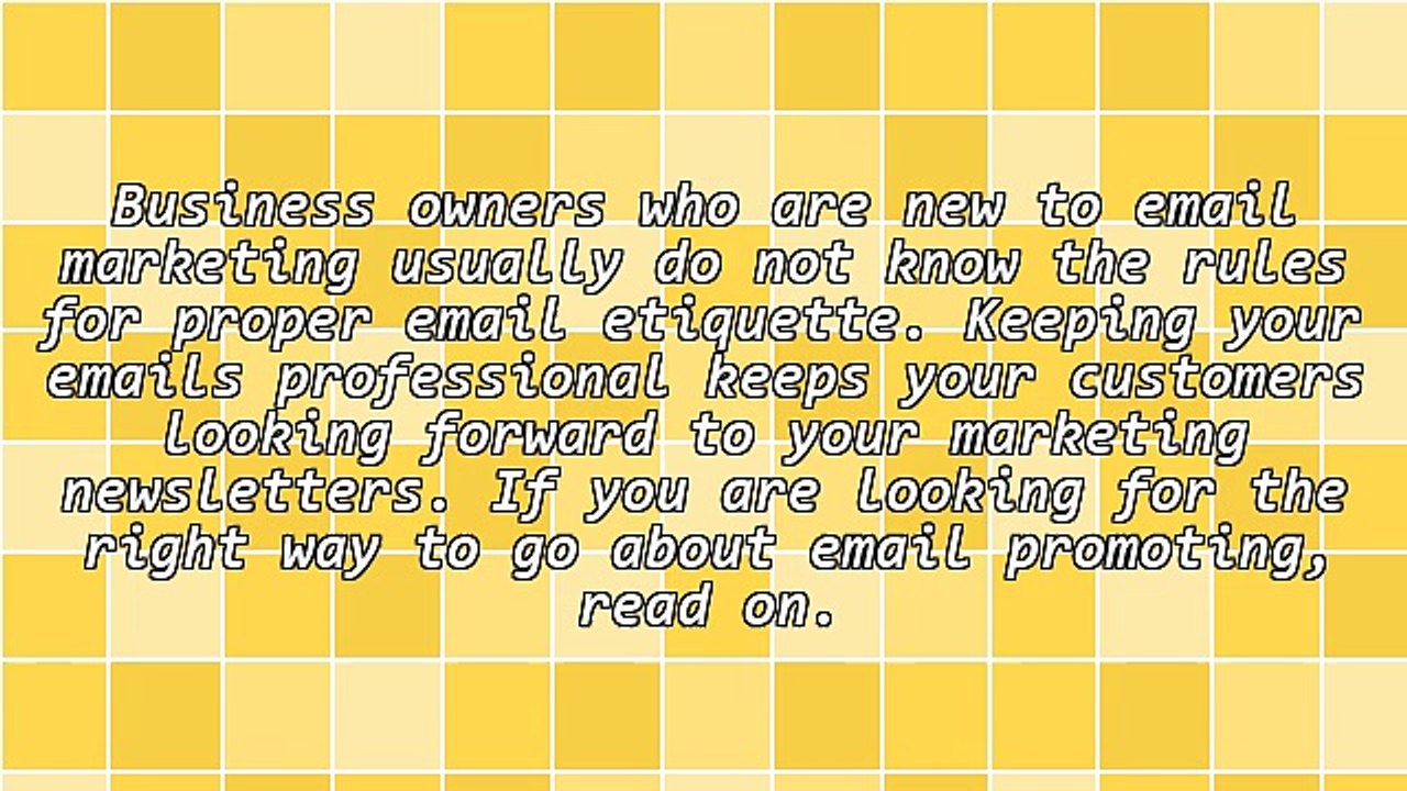 Need Solid Marketing With Email Advice? Try These Tips!