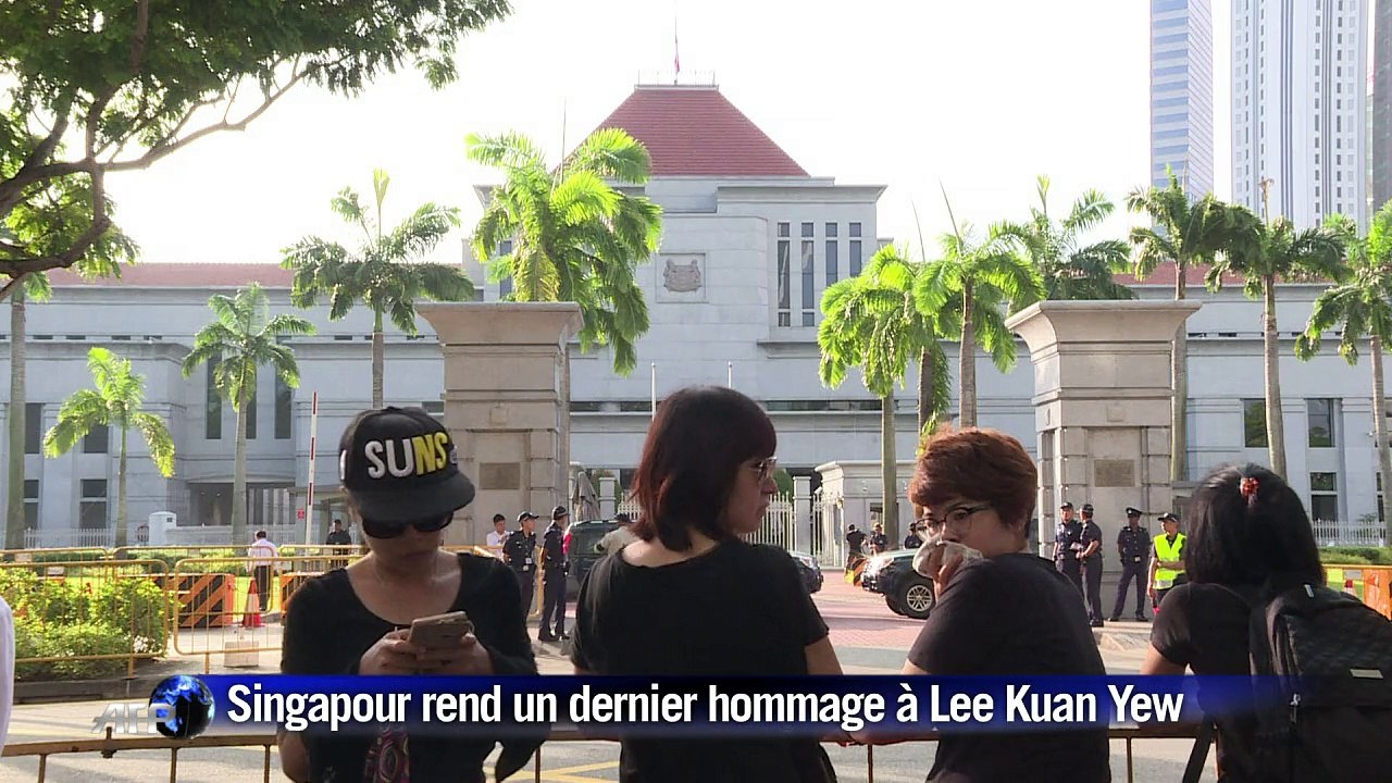 Singapour rend un dernier hommage à son fondateur Lee Kuan Yew