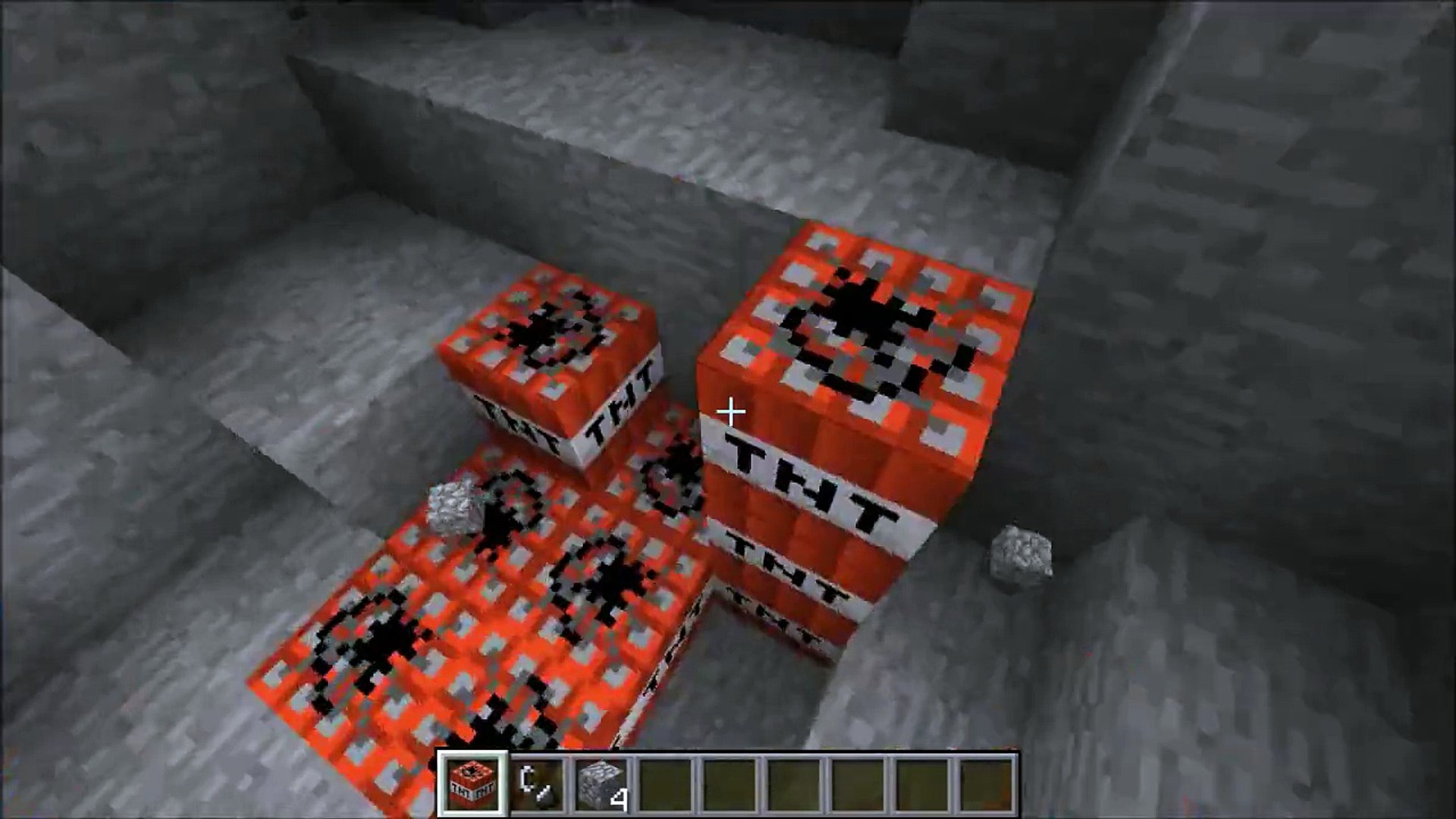 ⁣minecraft creating a mountain bomb