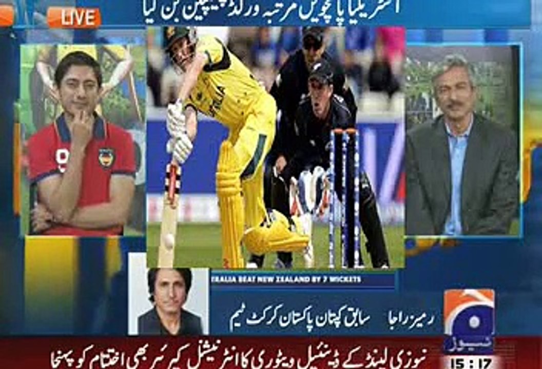 New Zealand vs Australia 29 March 2015 Australia World Cup Winner