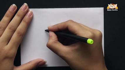 How to Draw A Cartoon Butterfly in Hindi