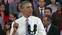 Obama Interrupted By Immigration Activist During Speech