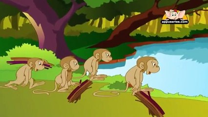 Jataka Tales in Hindi - Monkey Chief and the Demon