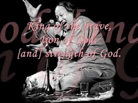 Man kunto maula (with lyrics) by Nusrat Fateh Ali Khan