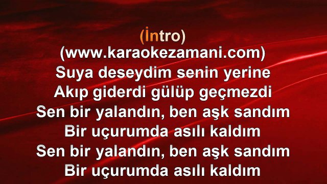 Aşkın Nur Yengi - Başka Sözüm Yok - (2011) TÜRKÇE KARAOKE