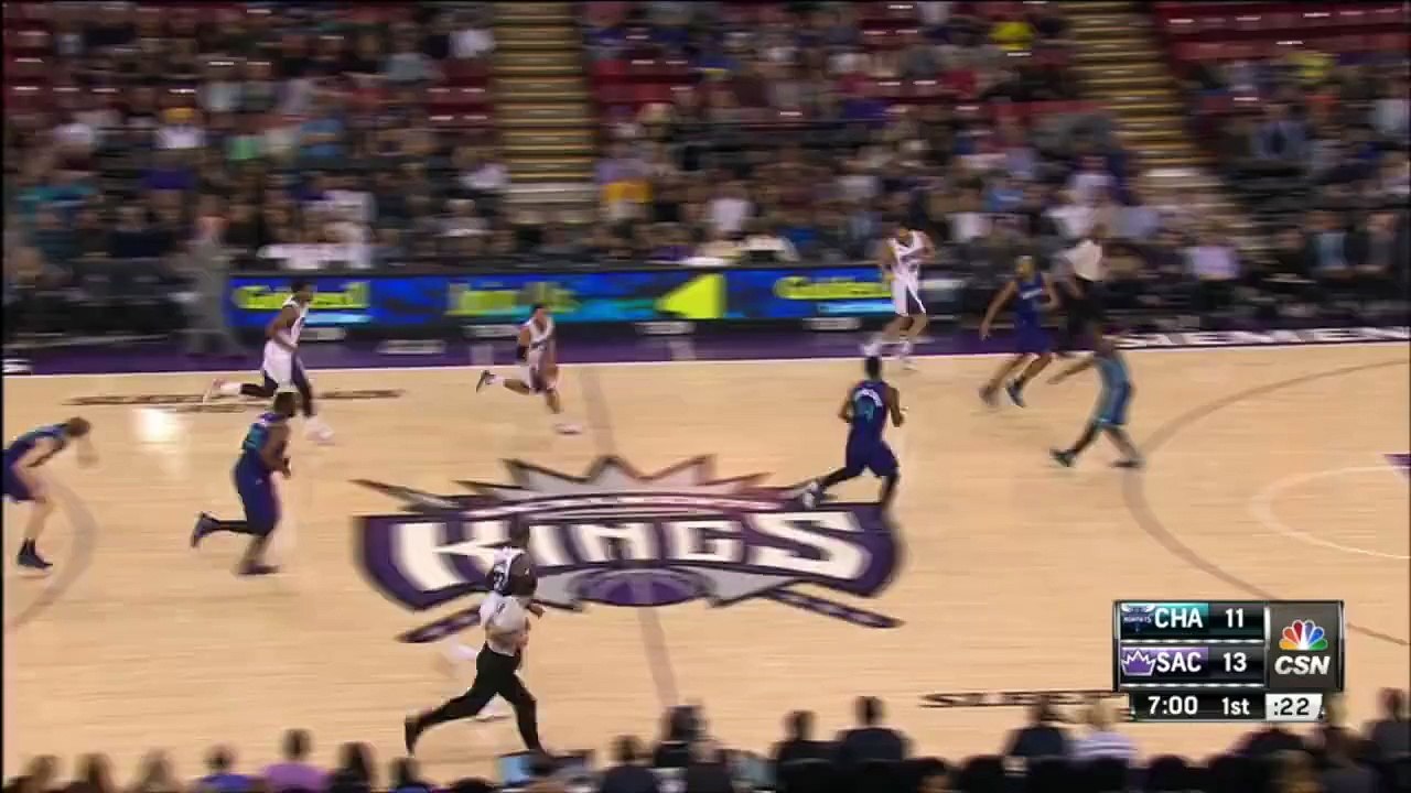 Rudy gets the big put-back dunk